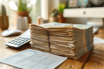 A stack of envelopes labeled "Tax Return" and "Tax Payment" on a desk, symbolizing the correspondence involved in managing tax obligations for both corporate and individual taxpayers