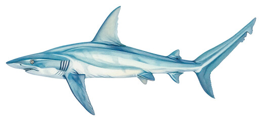 Fototapeta premium PNG Thresher Shark shark animal fish.