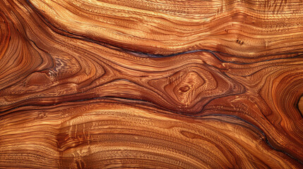 Fototapeta premium Refined Brilliance: Product Photography with Dutch Teak Wood Grain Background Texture and Glossy Finish Wood Textures