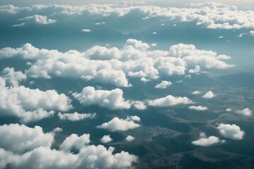 blue sky with clouds