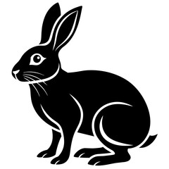 Obraz premium Hare logo icon vector