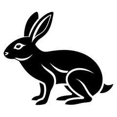 Hare logo icon vector art