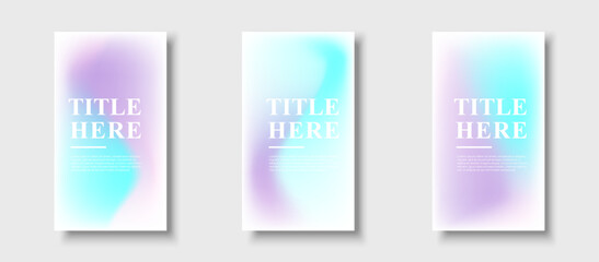 Creative story background , set collection, minimalist,colorful,vector.