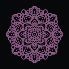 Seamless vector mandala pattern design for background