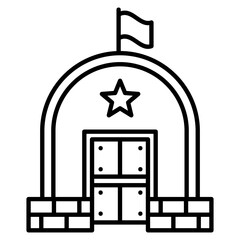 Bunker  Icon Element For Design