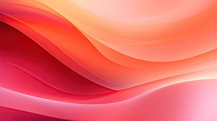 Abstract flow background with neon pink and orange gradients