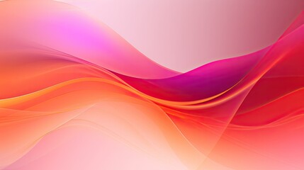 Obraz premium Abstract flow background with neon pink and orange gradients