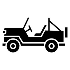 Jeep  Icon Element For Design