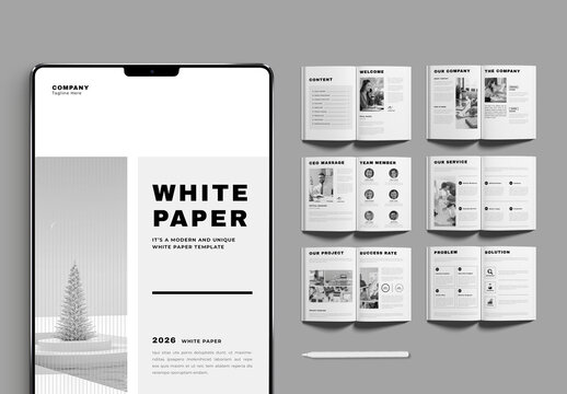 White Paper Template Layout