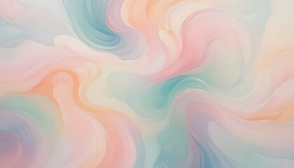 An abstract background with a soft, watercolor-like feel, consisting of swirling tones in delicate...