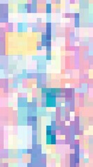 Vibrant Geometric Color Blocks Background Design