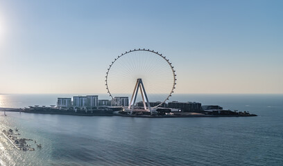 Ain Dubai, The largest Ferris Wheel located in Bluewaters, Dubai, UAE