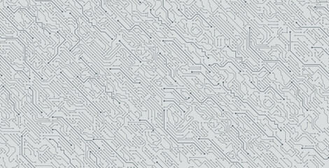 Seamless high tech motherboard technology background.