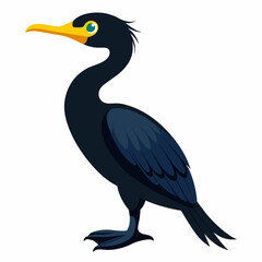 realistic Otter vector illustration, solid white background (34)