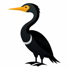 realistic Otter vector illustration, solid white background (39)