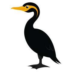 realistic Otter vector illustration, solid white background (62)