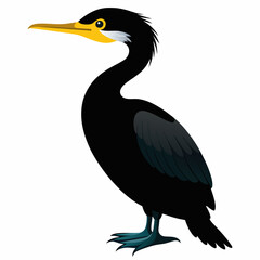 realistic Otter vector illustration, solid white background (67)