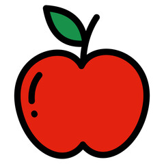 Apple Whole  Icon Element For Design