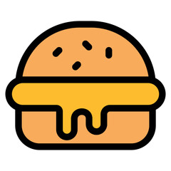 Hamburger  Icon Element For Design