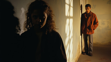 A tale of relational dynamics told through the shadows of a timid girl and her imposing father.