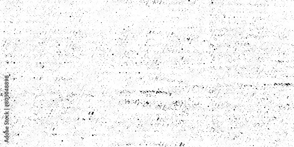 Poster overlay layer with half tone vector dusty grain texture. background with dots of monochrome noise ra
