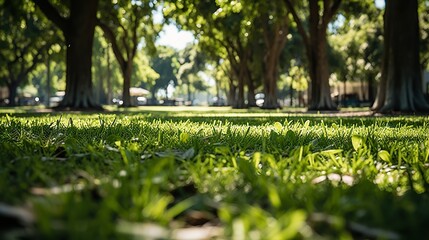 grass in the park