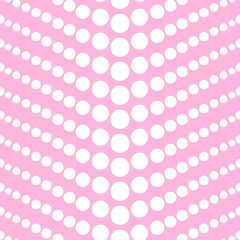 Seamless pattern with polka dot circles vector artistic print for textile paper decor wallpaper background endless creative art 