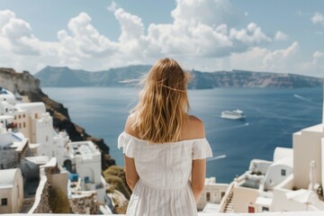 From our hilltop villa, we watched as the colors of the sky transformed with the setting sun, casting a romantic ambiance over the architecture and the mesmerizing view on Santorini island