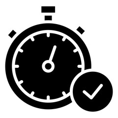 Timing  Icon Element For Design