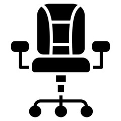 Office Chair  Icon Element For Design