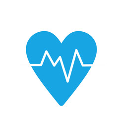Heartbeat Icon Vector Illustration Logo Template