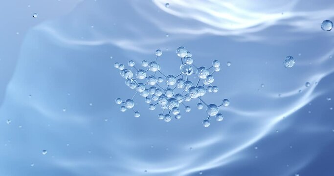 Finasteride rotating molecular structure, 3d model of molecule, antiandrogen, looped video