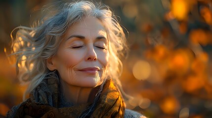 Inner Peace: A Portrait of Graceful Aging