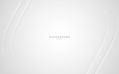 White abstract line wavy vector background design