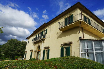 Facade of Villa Viviani in Settignano, Florence