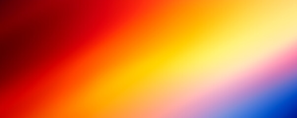 Abstract colorful rainbow blurred background banner