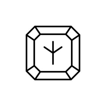 recommend clip art: Magic rune outline icons, minimalist vector illustration ,simple transparent graphic element .Isolated on white background