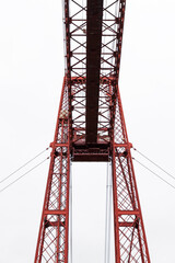 Fototapeta na wymiar Hanging Bridge of Biscay in Portugalete, Spain