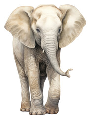 Fototapeta premium PNG Elephant wildlife standing animal