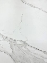Fototapeta premium White and gray colored marble abstract counter top or table texture furniture photography isolated on vertical ratio background.