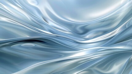 Elegant Abstract Blue Liquid Waves Background Design