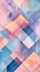 Colorful pastel geometric in a digital art pattern for web design or background