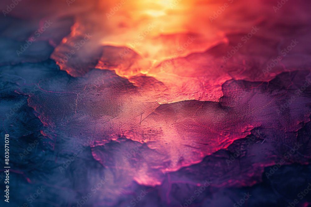 Poster a heatmap displaying temperature variations across a geographic area, with a gradient from cool blue