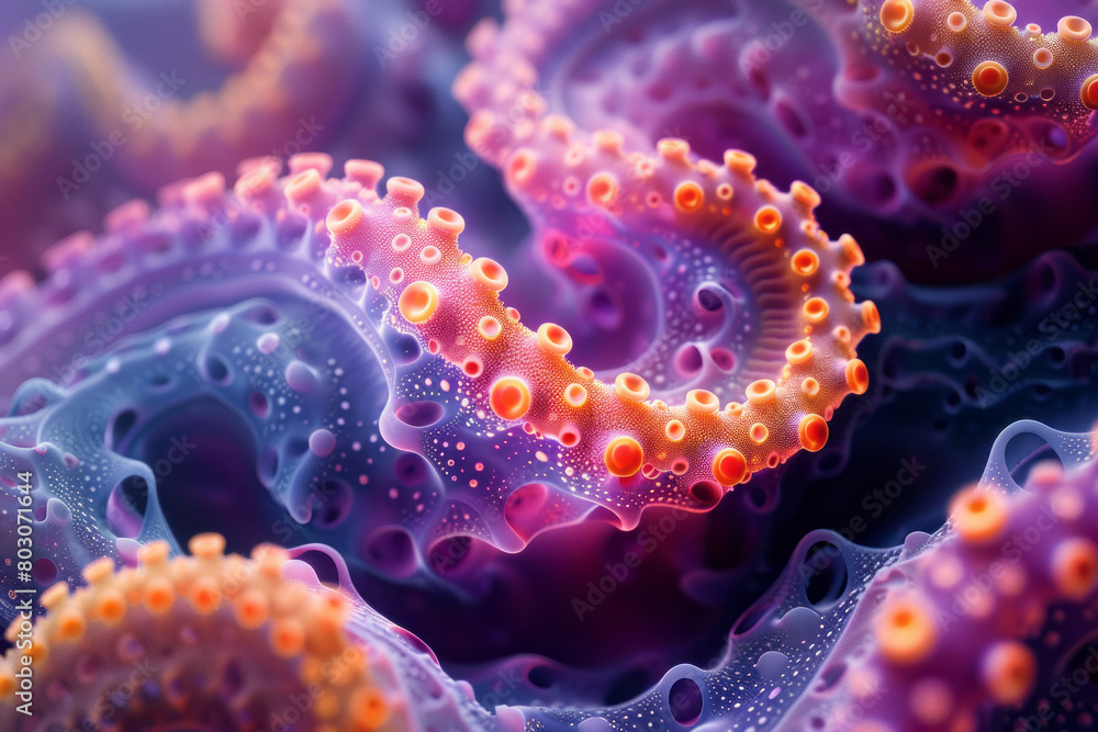 Aufkleber a series of julia set fractals, each with different parameters to show a variety of complex shapes a