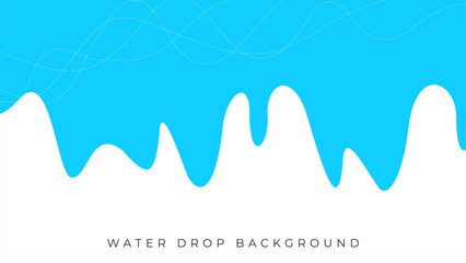 water drops background. wavy background. Blue water shape vector. wavy water background.