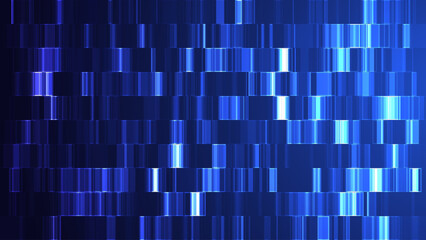 Futuristic Blueprint of Life DNA Sequence Test Visualization in the Realm of Technology. Journey into Genetics Dynamic DNA Sequence Test Vector Illustration for Science. Tech Blue Bg.