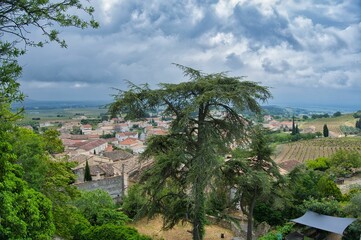 Dörfchen Rasteau in der Provence in Frankreich