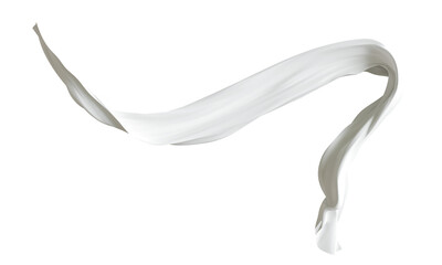 fabric cloth flowing on wind, wave flying movement