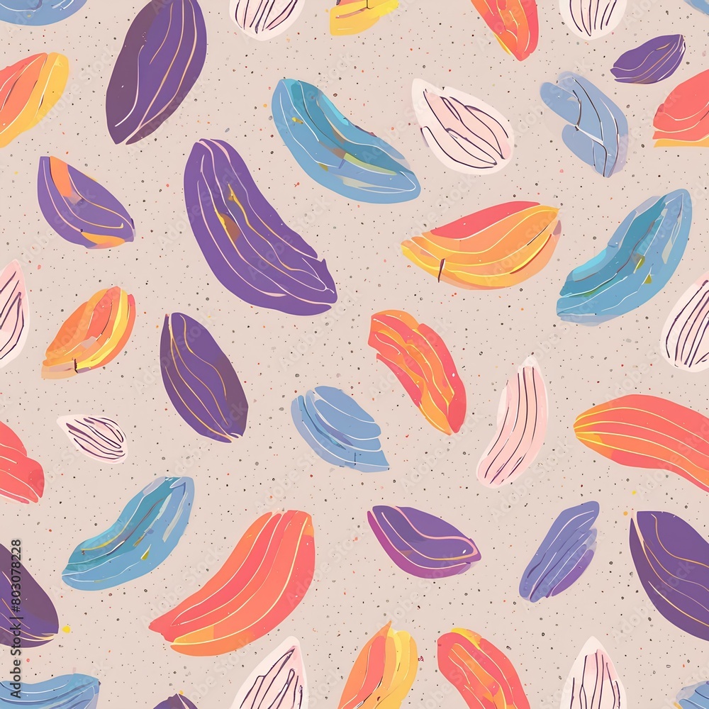 Poster seamless pattern with line
