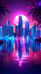 Fototapeta premium night view of the city